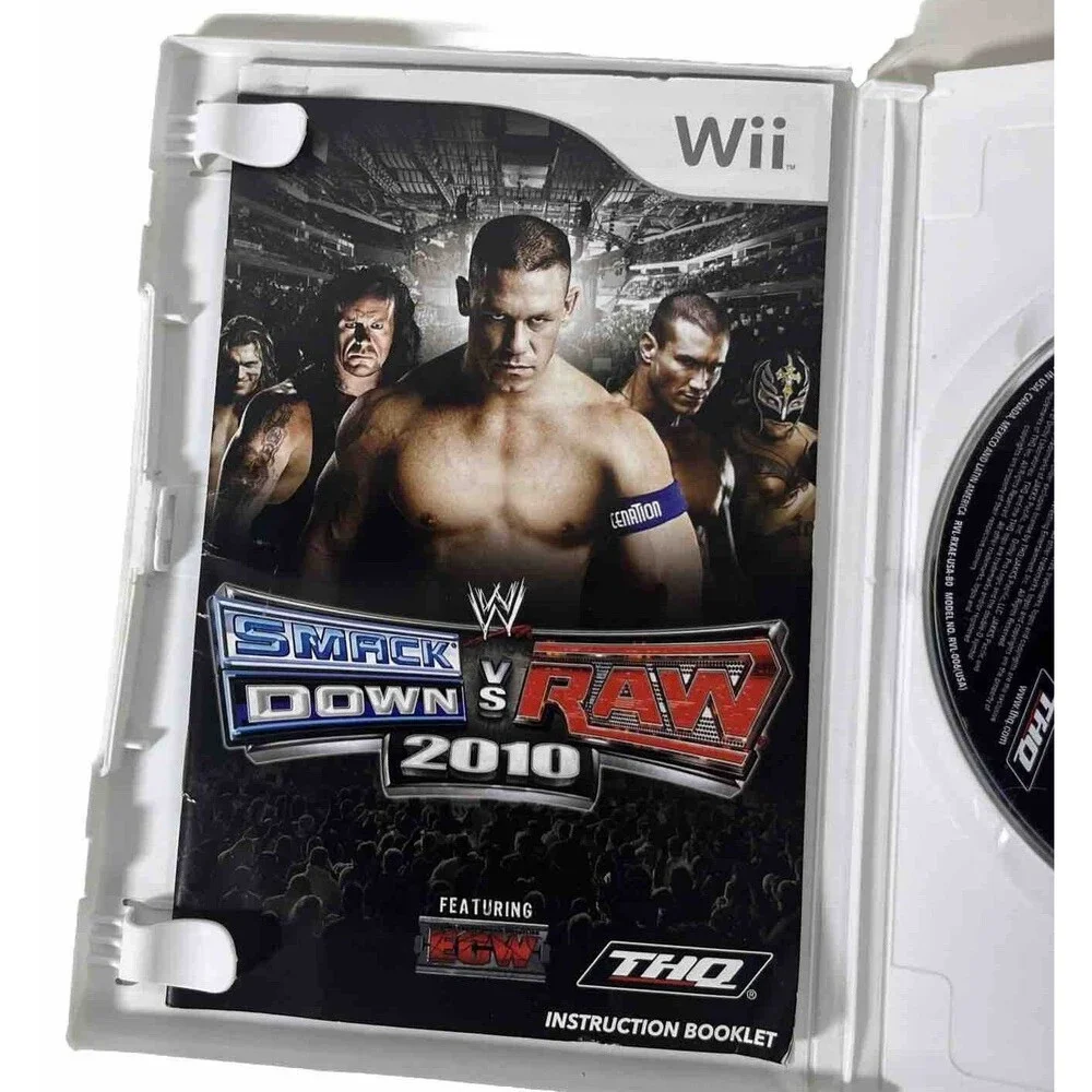WWE SmackDown vs Raw 2010 Featuring ECW (Nintendo Wii, 2009) CIB Fast Ship